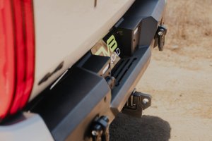 Toyota Tundra Rear Bumper - DV8 Offroad - Spec Series, Mid-Width, Steel - Black - `22-`26